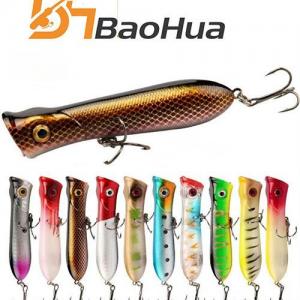 10 Colors New Popa Lua Bait 8.5CM 11.7g E-commerce Fishing Gear 6 # Black Hook ABS Fishing Lure