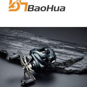 Latest Bulk 6.7:1 7.3:1 8.0:1 High Speed Aluminum 5+1BB Long Right Hand Cast Baitcasting Fishing Reel with Drag Alarm Sound for Lake River