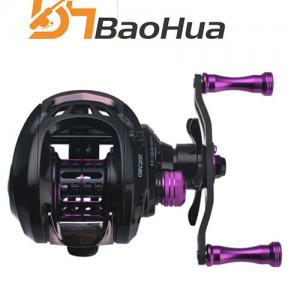 6+1bb 6.5:1 gear ratio full carbon fibre body baitcasting reel with reasonable price 