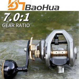 7.0:1 MAX DRAG 15KG 9+1BB Fishing Jig Reel Jig Reel Powerful Towing System Jigging Fishing Reel