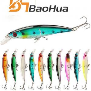 BAOHUA Minnow Fishing Lures Sinking Artificial Plastic Hard Bait Crankbait Jerkbait 115mm 13g Fishing Bait for Bass Trout Pike