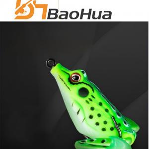 15g 5pcs/set Topwater Frog Fishing Lure 3D Life-like Rubber Artificial Frog Soft Bait Fishing Tackle